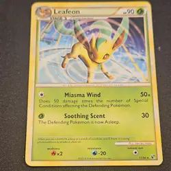 Leafeon 17/90 Undaunted Regular Rare Pokemon TCG Card LP - Image 1