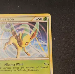 Leafeon 17/90 Undaunted Regular Rare Pokemon TCG Card LP - Image 4