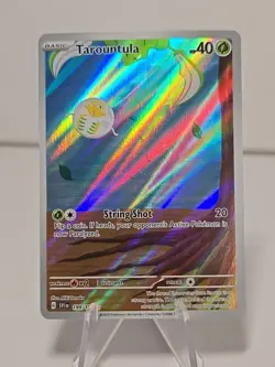 Pokemon TCG Tarountula Scarlet & Violet Base Set Holo Illustration Card 199/198 - Image 1