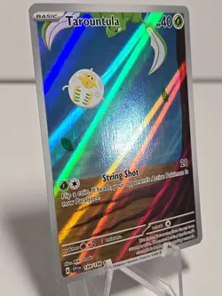 Pokemon TCG Tarountula Scarlet & Violet Base Set Holo Illustration Card 199/198 - Image 2