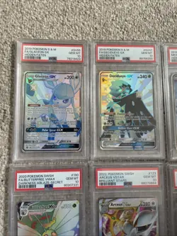 Lot Of 6 Pokemon TCG PSA 10 Cards Feat Glaceon SV55 See Pics For More Details - Image 2