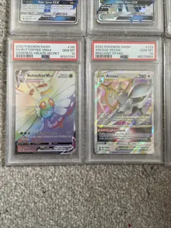 Lot Of 6 Pokemon TCG PSA 10 Cards Feat Glaceon SV55 See Pics For More Details - Image 4