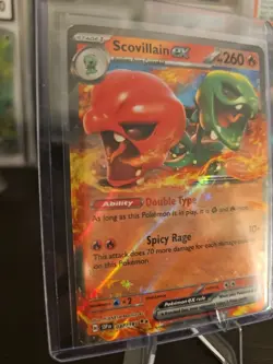 Pokemon Scovillain EX 037/191 SV08: Surging Sparks Holo Card NM Condition - Image 3