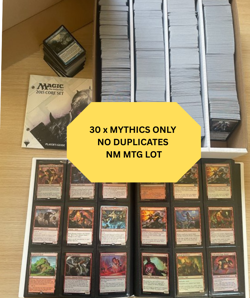 MYTHICS Collection Lot of 30 MTG Magic The Gathering All Mythic Rare Cards Only - Image 1