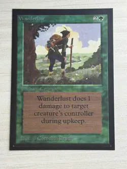 MTG International Edition Card Wanderlust - Image 1