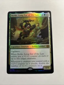Byrke, Long Ear of the Law - Bloomburrow Foil MTG Plus Bonus Card!!! - Image 1