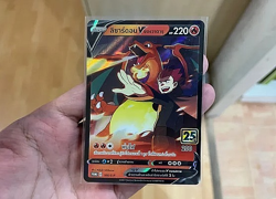 Lance's Charizard V Promo Thai 25th Anniversary Pokemon Card Rare Holo Mint - Image 2