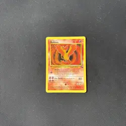 Pokemon Card Fossil Set Moltres 27/62 WOTC - Image 2