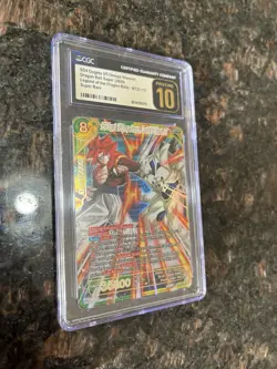 SS4 Gogeta VS Omega Shenron SR Foil Dragon Ball Super Card | CGC 10 PRISTINE - Image 3
