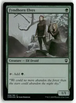 Fyndhorn Elves 228 Common Commander Legends Magic: The Gathering Foil LP - Image 1