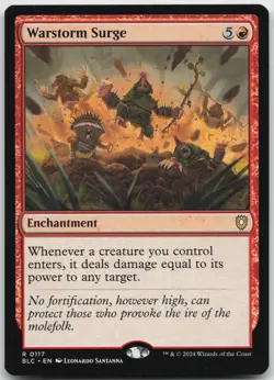 Warstorm Surge (117) Commander: Bloomburrow NM - MTG - Image 1