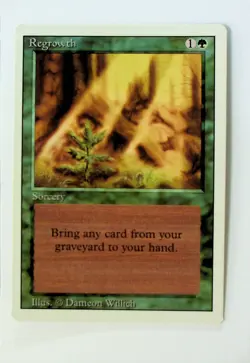 MTG Regrowth Unlimited/Revised EN Sorcery Vintage - Image 1