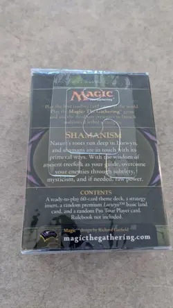 MTG Morningtide Shamanism Theme Deck SEALED 2008 Lorwyn Block Treefolk Shaman - Image 2