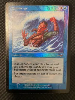 Submerge - Nemesis FOIL - LP - MTG Magic the Gathering - Image 1