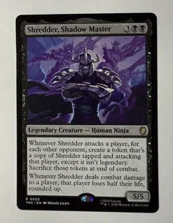 Shredder, Shadow Master 20 TMC NM R MTG TMNT - Image 1