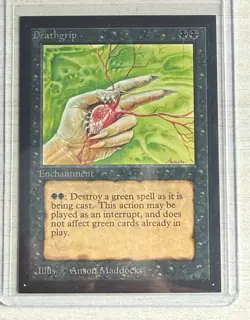 MTG International Collector's Edition - Deathgrip - Never Played- Mint - Image 1