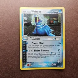 Team Aqua's Walrein 6/95 Pokemon EX Team Magma vs Team Aqua Holo Rare Card - LP - Image 1