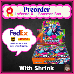 [PSL] Inferno X Booster Box Pokemon Card Game Mega M2 Japanese w/shrink FedEx - Image 1