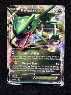 Rayquaza EX BW47 Holo Black And White Promo Pokemon NM - Image 1