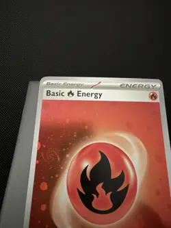 Pokemon 151 Fire Energy Variant 002 HD Swirl Galaxy Cosmos Holo Foil - Image 2