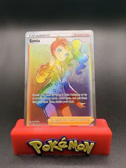 Sonia (Secret) 203/192 Pokemon SWSH02: Rebel Clash Secret Rare NM - Image 1