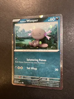 Paldean Wooper Obsidian Flames SVP EN 041 Pokemon Black Star Promo Cosmos Holo - Image 1