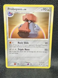 Pokemon Probopass Pop Series 8 Rare Non-Holo 4/17 Played Condition - Image 1
