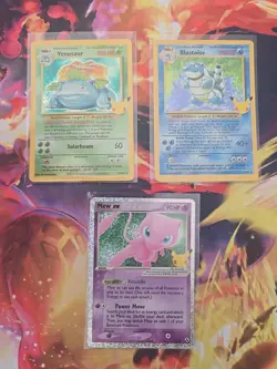 Pokemon Celebrations Venusaur, Blastoise And Mew Card Lot - Image 1