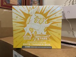 Brilliant Stars Pokemon Center ETB Pokemon TCG Sword & Shield Elite Trainer Box - Image 1