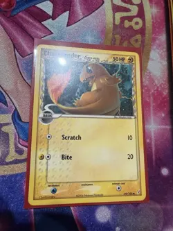 CHARMANDER 49/100 COMMON CRYSTAL GUARDIANS POKEMON LIGHTLY PLAYED - Image 1