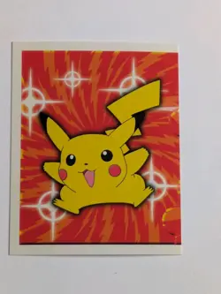 Pokemon Merlin Sticker Series 1 Pikachu Puzzle Piece #165 1999 - Image 1
