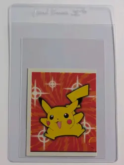 Pokemon Merlin Sticker Series 1 Pikachu Puzzle Piece #165 1999 - Image 3