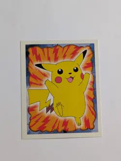 Pikachu 1999 MERLIN POKEMON STICKER #25 - Image 1