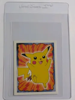 Pikachu 1999 MERLIN POKEMON STICKER #25 - Image 3
