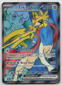Hop's Zacian ex 176/159 Ultra Rare Journey Together Pokemon Holo NM - Image 1