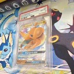 Pokemon Dragonite GX 37/70 Dragon Majesty Ultra PSA 10 Gem mint 2018 - Image 1