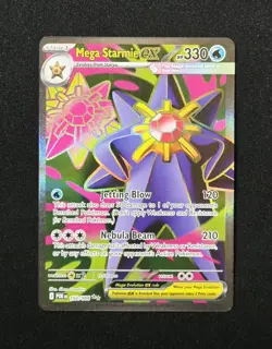 Mega Starmie ex 102/088 Holo Ultra Rare Me03: Perfect Order Pokemon TCG - Image 1