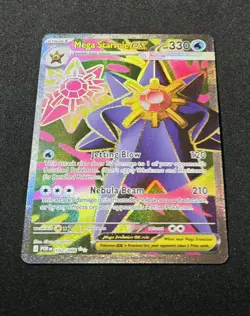 Mega Starmie ex 102/088 Holo Ultra Rare Me03: Perfect Order Pokemon TCG - Image 3