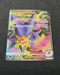 Mega Starmie ex 102/088 Holo Ultra Rare Me03: Perfect Order Pokemon TCG - Image 5