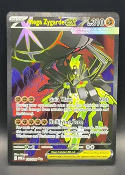 Mega Zygarde ex 104/088 - Full Art Ultra Rare - Pokemon TCG: Perfect Order - NM - Image 1