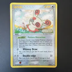 Spinda Reverse Holo Stamped From EX Legend Maker Swirl 🌀 26/92 NM Pokemon TCG ⭐ - Image 1