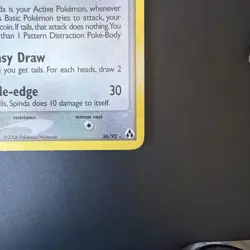 Spinda Reverse Holo Stamped From EX Legend Maker Swirl 🌀 26/92 NM Pokemon TCG ⭐ - Image 5