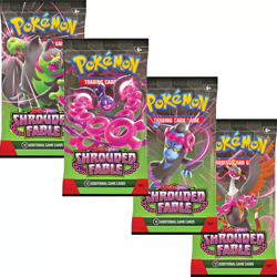 Shrouded Fable Booster Packs x4 Art Set Pokemon TCG Scarlet & Violet Artset - Image 1