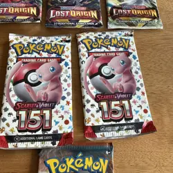 Lot Of Pokemon Packs. 6 Packs, Including 151, Lost Origin, XY Break - Image 3