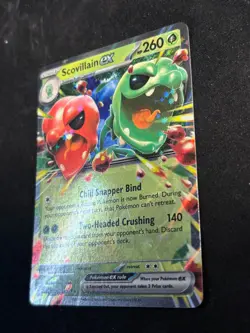 Pokemon TCG- S&V Temporal Forces- Scovillain EX 022/162 Ultra Rare Holo (NM/M) - Image 3