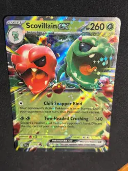 Pokemon TCG- S&V Temporal Forces- Scovillain EX 022/162 Ultra Rare Holo (NM/M) - Image 5