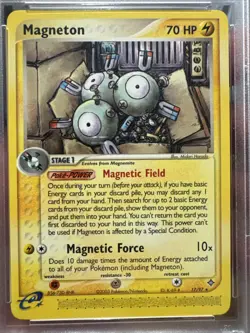 PSA 8 NM-MT Magneton Pokemon EX Dragon 2003 NON HOLO #17 - Image 3
