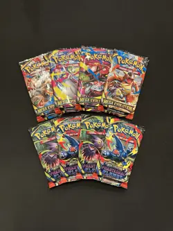 Mega Evolution Booster Pack x 4 & Phantasmal Flames Booster Pack x 4 - Pokemon - Image 1