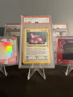 1999 Pokemon Ditto 3/62 Fossil Holo PSA 6! - Image 1