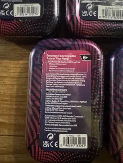 Pokemon TCG Mega Evolution Complete Set of Mini Tins 5x New & Sealed Pokemon - Image 3